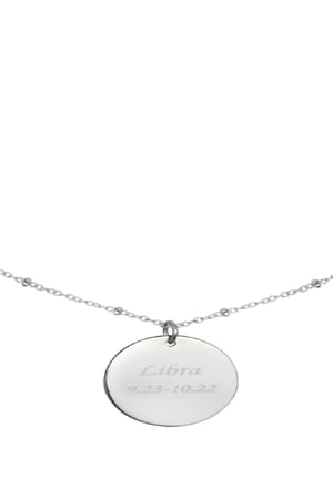 Ketting Constellation - Weegschaal Zilver Stainless Steel h5 Afbeelding2